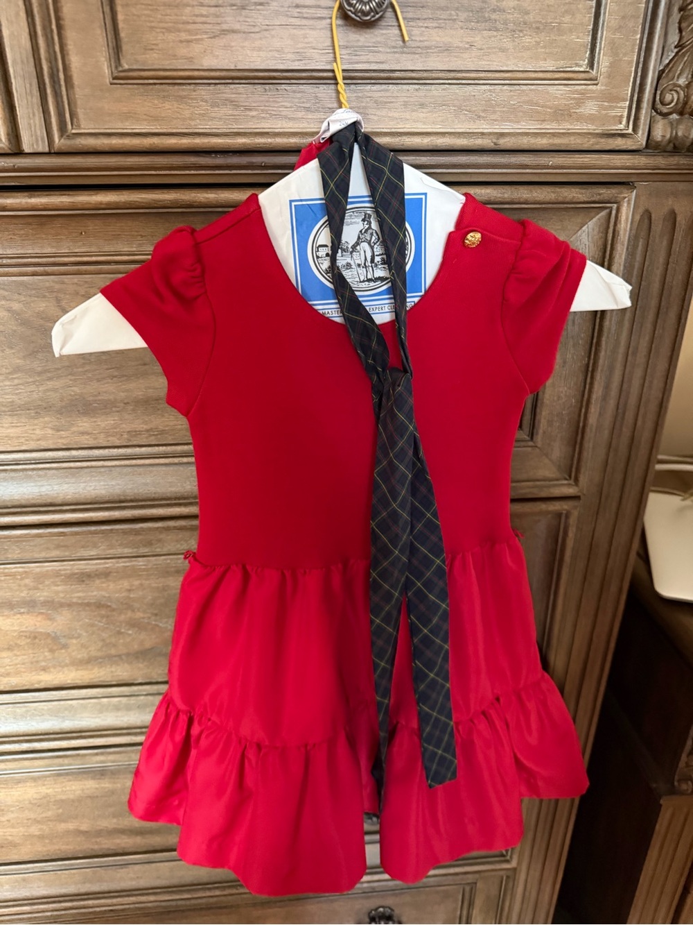 Girls red dress